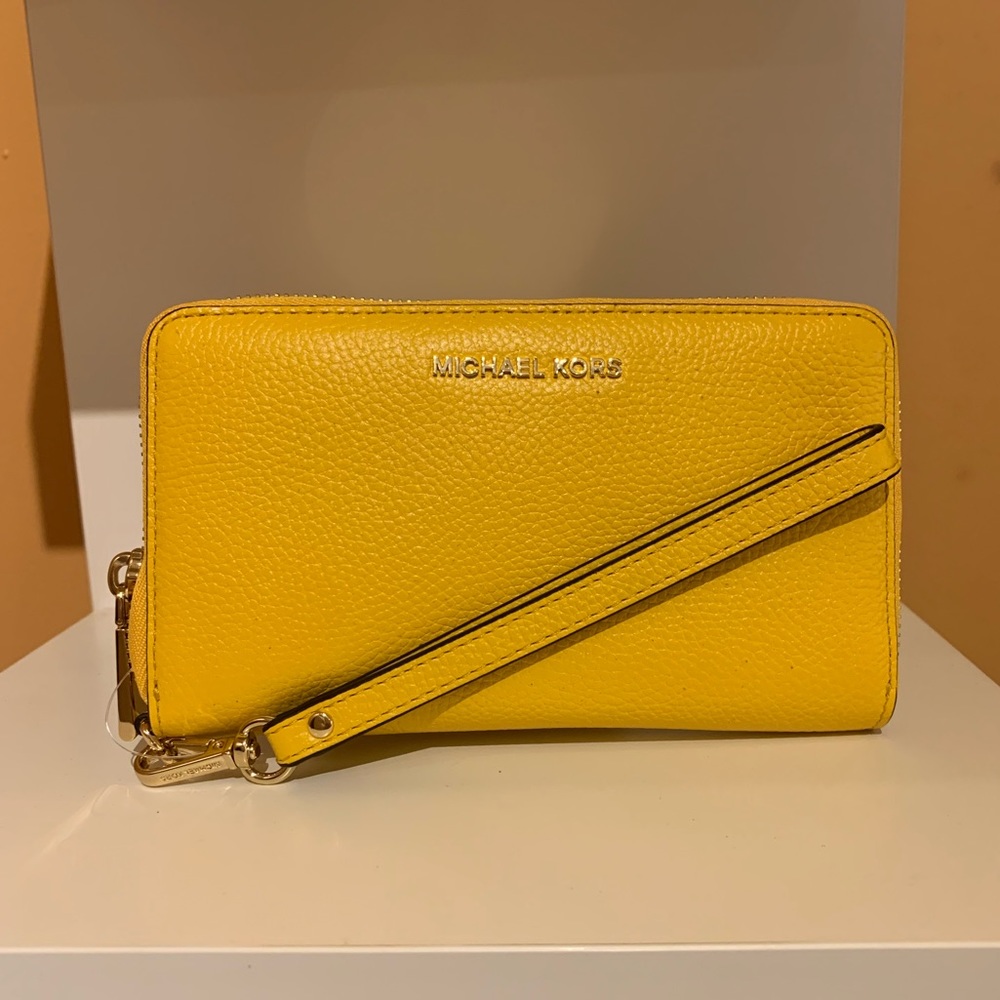 Michael Kors Wristlet/Wallet Yellow
